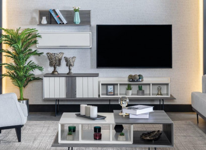 Wall unit, TV cabinet, sideboard, shelf, wall units, living room, wall system