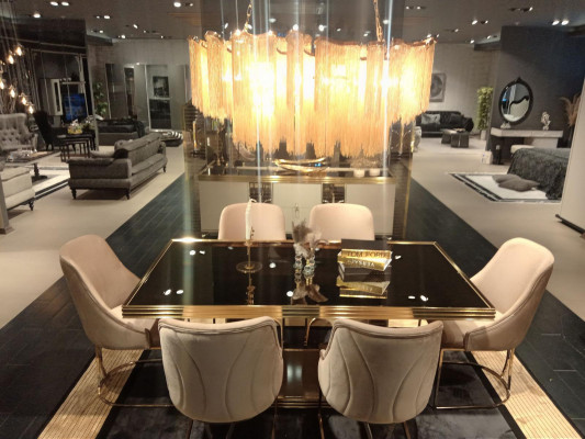 Glass table dining room table design dining tables glass tables table 179x95cm