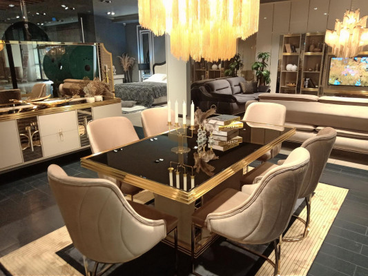 Glass table dining room table design dining tables glass tables table 179x95cm