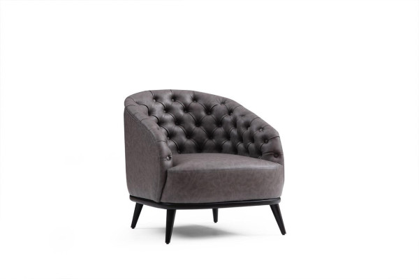 Luxury Armchair Chesterfield Single-Seater Couch Furniture Lounge Club Sofa 1-Seater