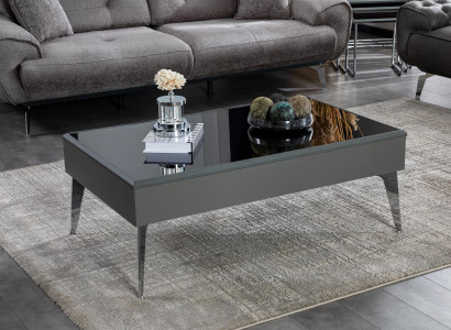 Coffee table living room wood luxury furniture modern color grey new