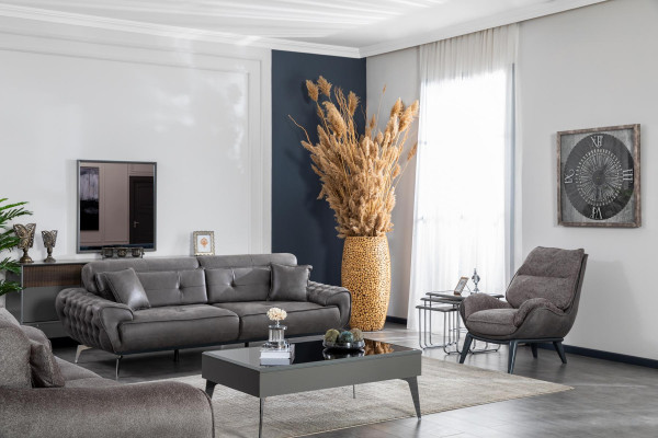 Coffee table living room wood luxury furniture modern color grey new