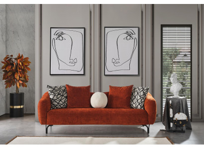 Sofa 3-seater living room design sofas upholstery design modern furniture new