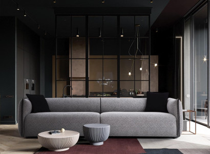 Sofas seating fabric design three-seater luxury sofa 4-seater couch furniture new