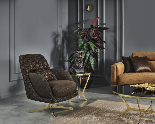 Living room armchair design couch luxury upholstered furniture single-seater furniture