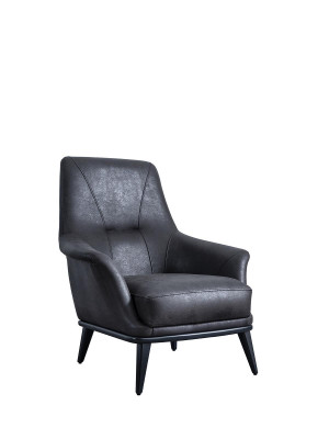 Living room wingback chair armchair design black club lounge practice