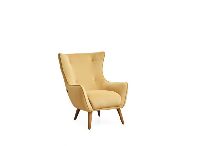 Living room armchair design couch luxury lounge upholstery club disco yellow
