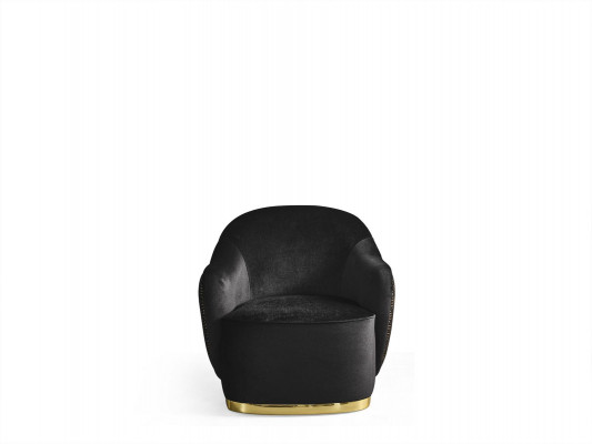 Armchair Living Room Couch Modern Fabric Luxury Modern Black New