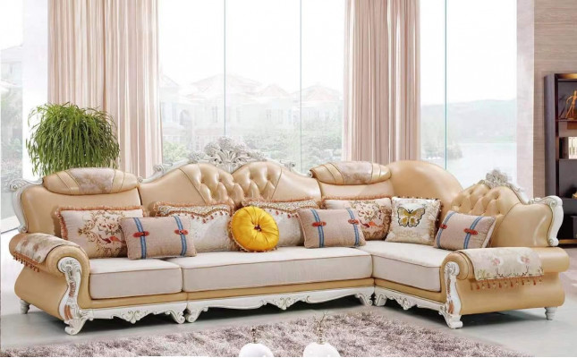 Living room corner sofa sofas L-shaped sofa corner luxury corner suite brown