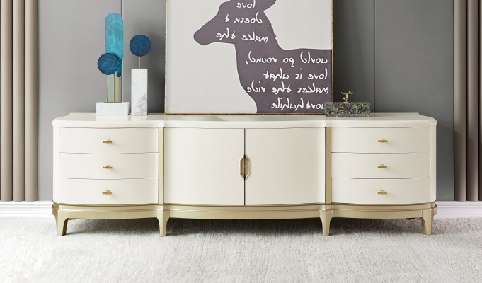 Sideboard Cabinet Shelf Furniture Wooden Cabinet White Sideboard Dresser