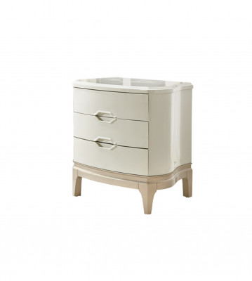 Modern bedside table side table white design nightstand night console