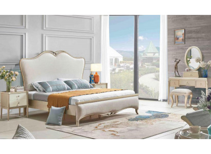 Bed + 2x nightstands 3-piece bedroom set design modern luxury 180x200 cm new