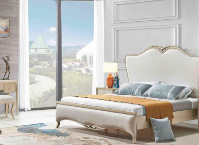 Bed Cushion Design Luxury Double Beds White 180x200cm Bedroom Furniture New