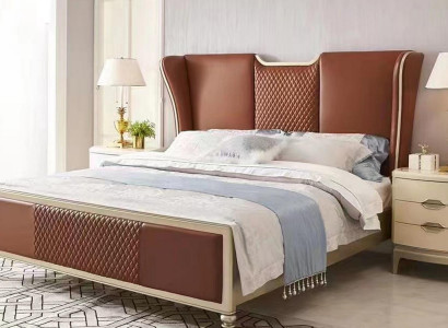 Luxury Bed Brown Beds Bed Frames Double Modern Double Bed Bedroom New