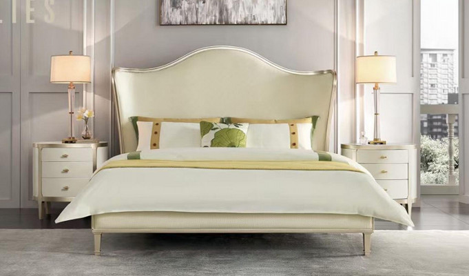 Double beds, bed, white, bed, modern, bed frame, beds, bed frame
