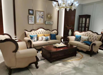 Sofa set 3+2+1 seating set design sofas upholstered couches Chesterfield