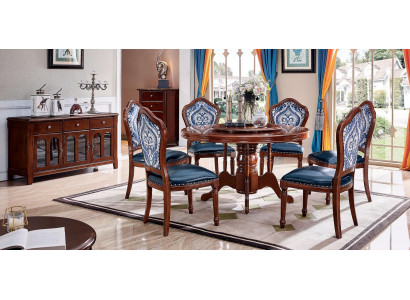 Dining set table dining group 6 chairs armchairs dining room groups wood