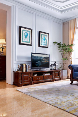 Lowboard cabinet RTV living room TV wooden furniture classic cabinet