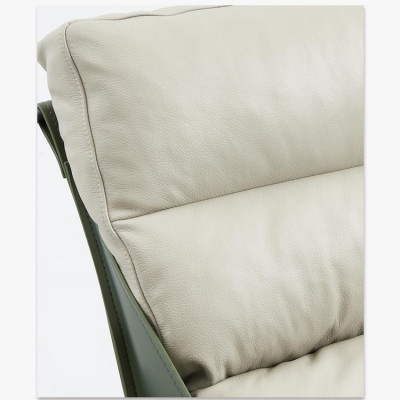 Armchair + Ottoman Set Luxury Relax Single-Seater Furniture Chair Footstool 2-piece.
