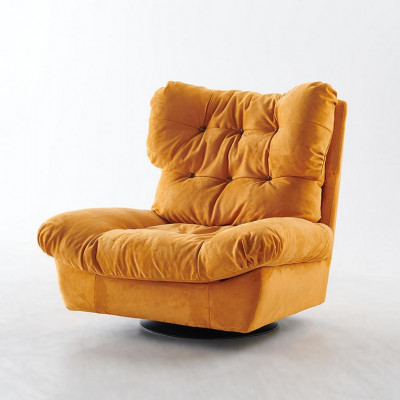 Recliner Swivel Chair Single Seater Relax Couch Furniture Textile Fabric
