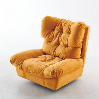 Recliner Swivel Chair Single Seater Relax Couch Furniture Textile Fabric