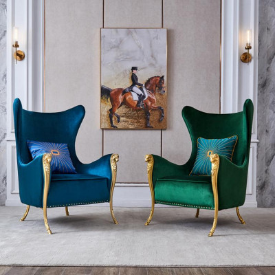 Luxury armchair single-seat couch furniture hotel reception office decor