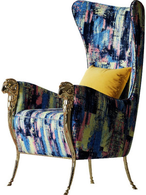 Luxury armchair single-seat couch furniture hotel reception office decor