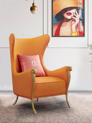 Luxury armchair single-seat couch furniture hotel reception office decor
