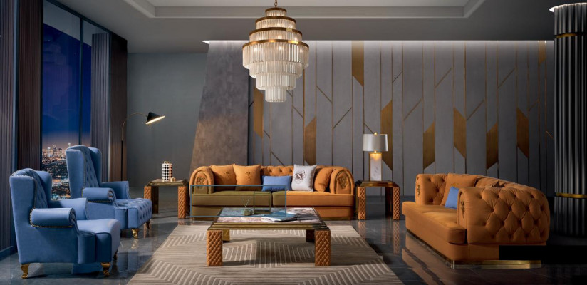 Leather sofa set couch suites design modern sofa 3+3+1+1