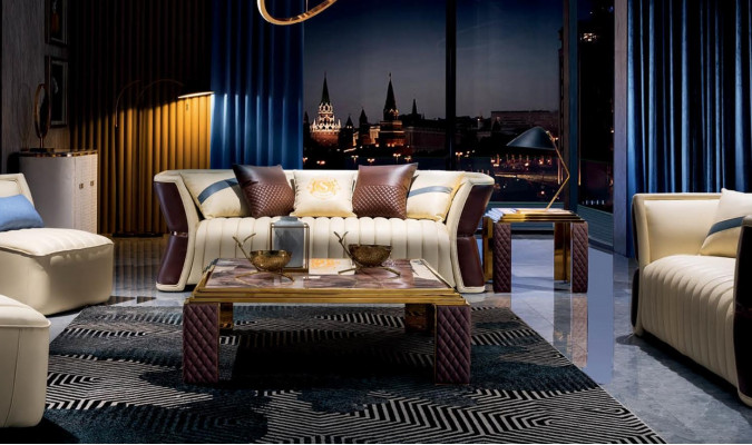 3+2+1 Seat Sofa Set Leather Sofa Couch Living Room Set