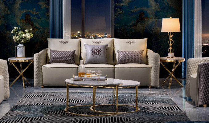 Sofa set couch sofa upholstery 321 seater with coffee table couches luxury