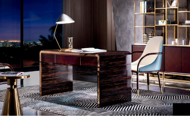 Office desk + armchair modern style desks table wooden table chair