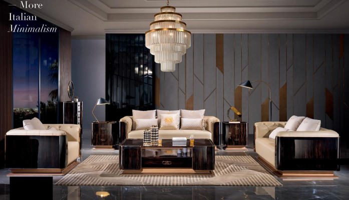 Exclusive sofa set 3+2 seater design upholstered sofas decorative couches leather sofa set