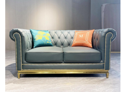 Chesterfield two-seater couch design furniture classic sofas