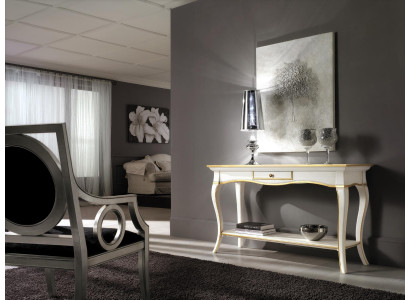 Console bedside table bedroom side table modern design furniture wood white new