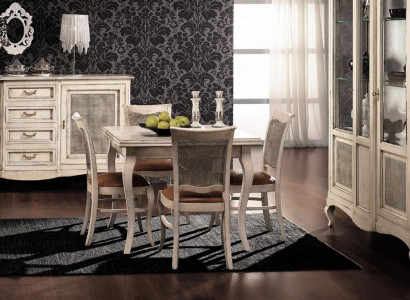 Table Dining Table Antique Style Solid Wood Furniture Italian Wood Tables