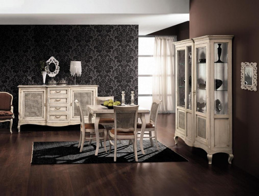 Table Dining Table Antique Style Solid Wood Furniture Italian Wood Tables