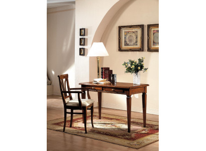 Table, Desk, Secretary, Tables, Italian Furniture, Chair Set, Office 2-piece Office