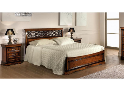 Bed furniture for bedroom double bed wooden bed designer bed Vaccari cav Giovanni