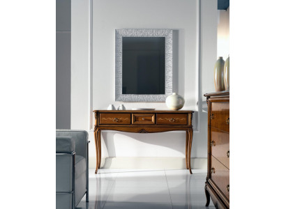 Console bedside table bedroom side table modern design furniture wood brown