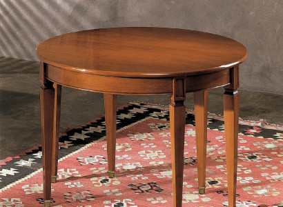 Dining table luxury round table solid wood Italy new dining room tables round furniture