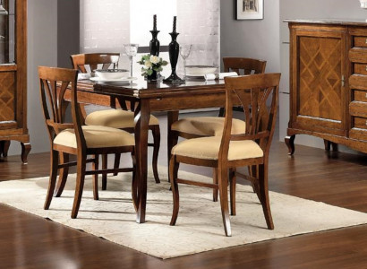 Dining table, antique style, solid wood furniture, Italian dining tables, wooden tables