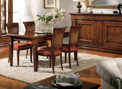 Luxury Italian dining table design furniture furnishing tables solid wood table new
