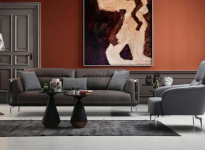 Luxury sofa set 3+1 seater armchair modern polyester new