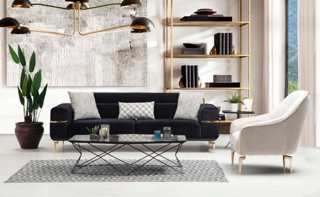 Armchair Single Luxury Upholstery Seat Designer Textile Seat Fabric Modern