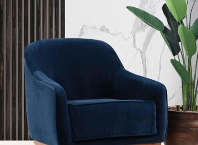 Luxury Armchair, Living Room Single-Seater, Fabric Polyester, Modern Design Style, New