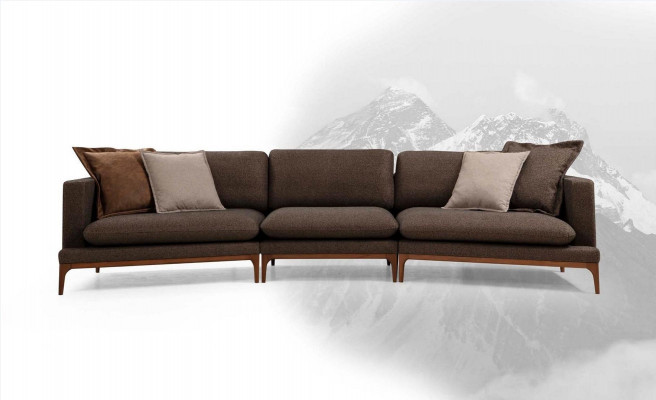 Sectional sofa, living room sofas, fabric, luxury, L-shaped corner, wood style, modern furniture, new.