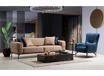 Luxury Sofa Set Sofas Armchair 3+1 Seater Modern Set Design Group