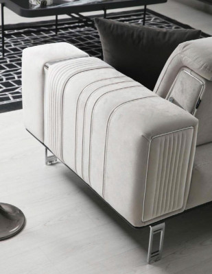 Luxury Sofa Set 3+1 Seat Sofas Armchair Fabric Design Seat Cushion Furniture New