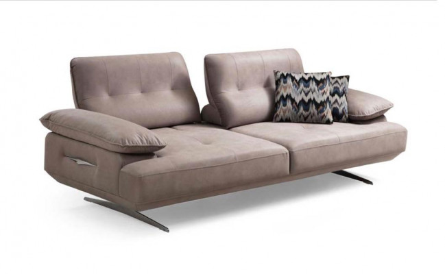 Italian style furniture three-seater couch upholstered sofa luxury couches textile fabric
